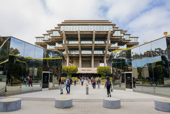 Entrance of Geisel Library